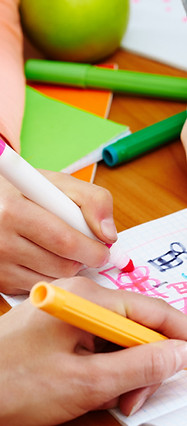 niños de dibujo